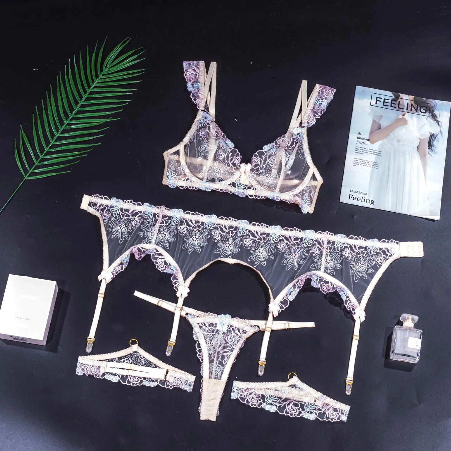 Ensemble lingerie sensuel 3 pièces - PURE