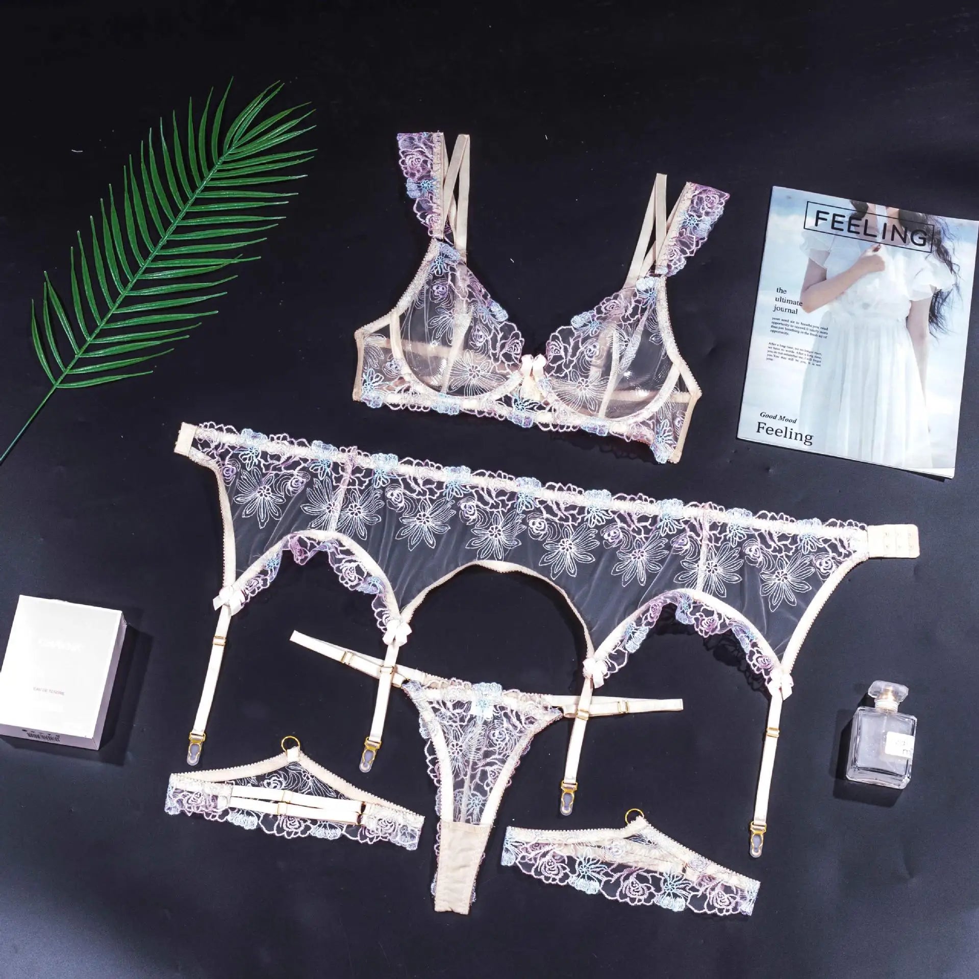 Ensemble lingerie sensuel 3 pièces - PURE